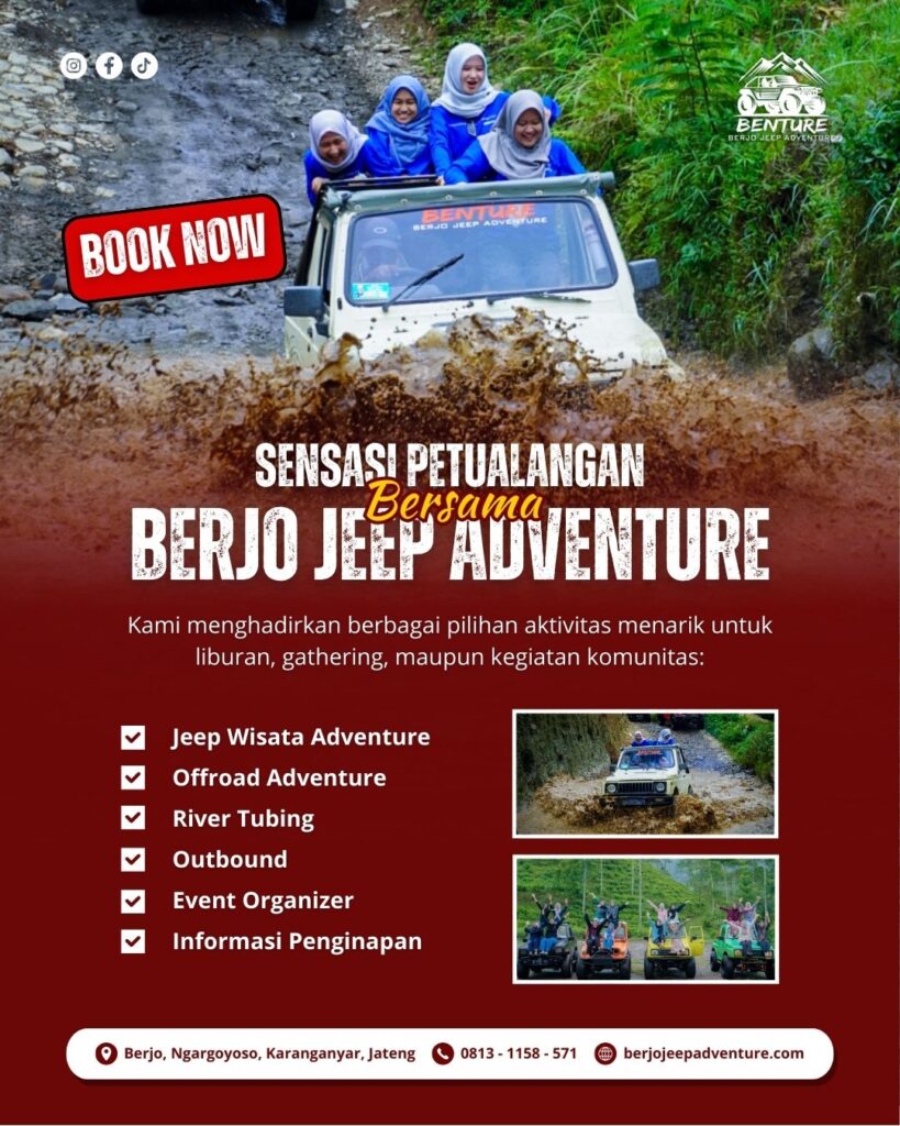 sensasi petualangan bersama berjo jeep adventure